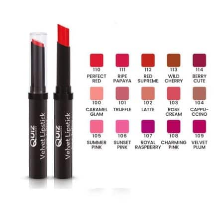 Quiz Velvet long lasting lipstick
