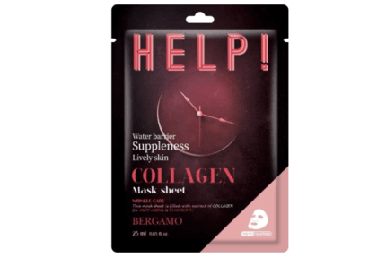 BERGAMO HELP! Μάσκα Προσώπου με Κολλαγόνο 25ml