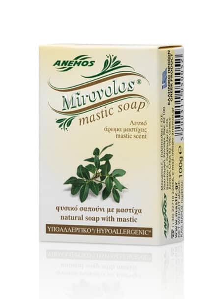 Σαπούνι Με Μαστίχα Λευκό “Μυροβόλος“ 100gr