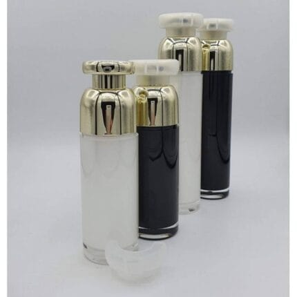 Φιάλη Airless perle & black